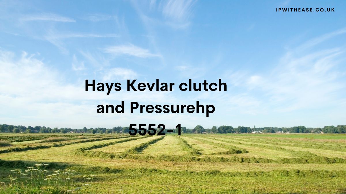 Hays Kevlar clutch and Pressurehp 5552-1