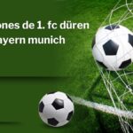 Alineaciones de 1. fc düren contra bayern Munich